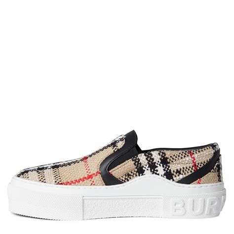 burberry slip on womens|burberry slip on sneakers women's.